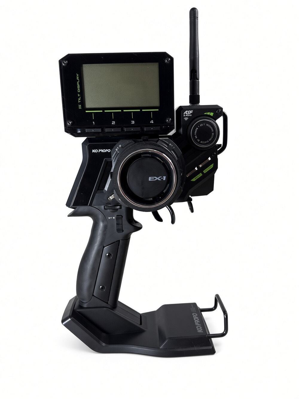 KO Propo EX-1 Digital Proportional RC Transmitter ASF 2.4GHz Tested Working
